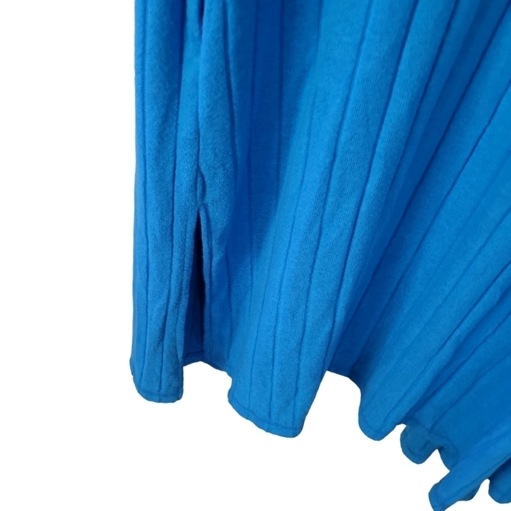 BP Ribbed Bright Blue Robe Size M - Picture 3 of 9
